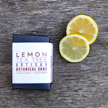 Load image into Gallery viewer, Handmade Tea Tree Botanical Soap Bar, by The Soapstress.
