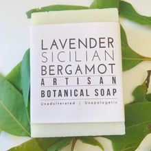 Load image into Gallery viewer, Lavender Sicilian Bergamot Soap | The Soapstress