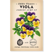 Load image into Gallery viewer, Viola Edible Vintage Heirloom Seeds  by The Little Veggie Patch