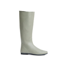 Load image into Gallery viewer, Gumboot in 100% waterproof taupe rubber, cotton lined pull-on.
