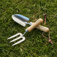 Load image into Gallery viewer, Kids Gardening Set, Hand Trowel and Fork by Burgon &amp; Ball, 5 year guarantee
