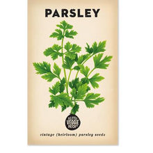 Load image into Gallery viewer, Italian Parsley Vintage Heirloom Seeds  by The Little Veggie Patch.
