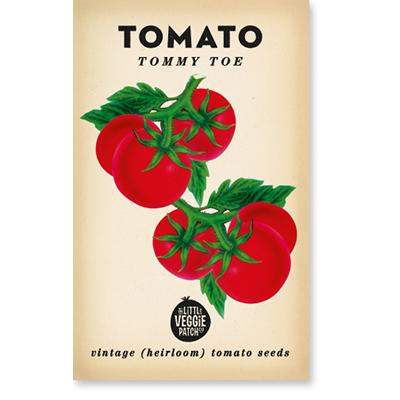 Tommy Toe Tomato vintage heirloom seeds  by The Little Veggie Patch.