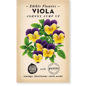 Viola Edible Vintage Heirloom Seeds  by The Little Veggie Patch